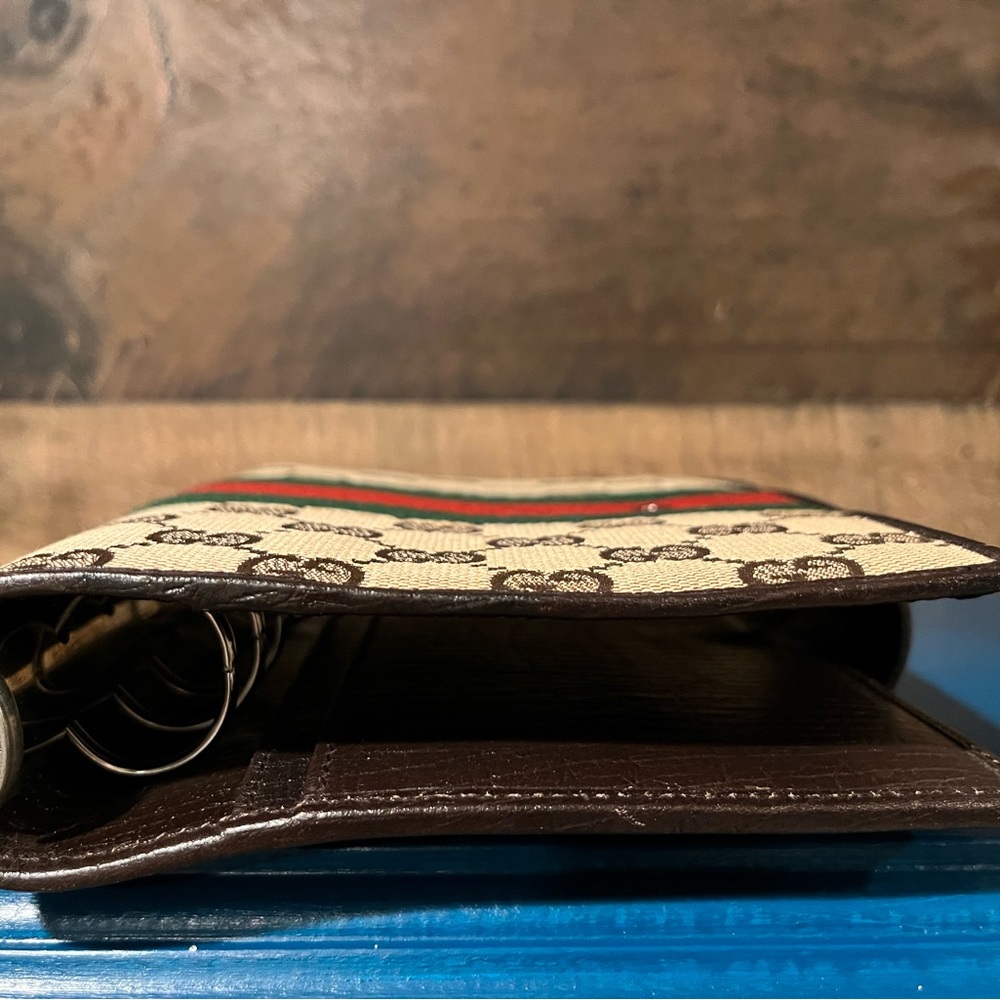 GUCCI Vintage Agenda Planner Cover GG - Picture 10 of 14